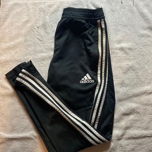 Black mens adidas joggers Small